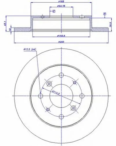 Тормозной диск CAR купить