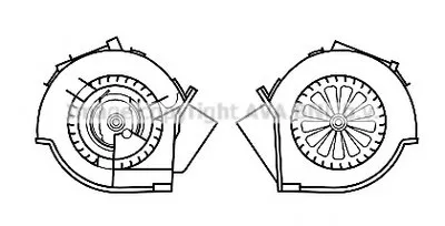 Электродвигатель, вентиляция салона AVA QUALITY COOLING купить