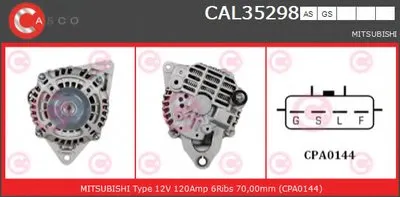 Генератор GENUINE SERIES CASCO купить