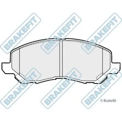 Комплект тормозных колодок, дисковый тормоз Brake Fit APEC braking купить