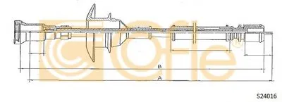 Тросик спидометра COFLE купить