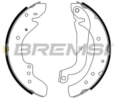 Комплект тормозных колодок BREMSI купить
