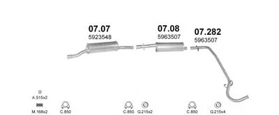 Система выпуска ОГ POLMO купить