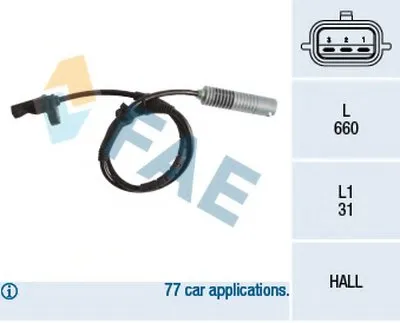 Датчик, частота вращения колеса FAE купить