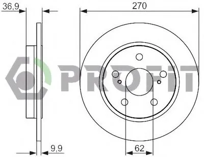Тормозной диск PROFIT купить