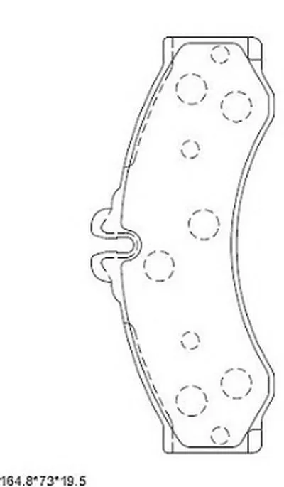 Комплект тормозных колодок, дисковый тормоз ASIMCO купить