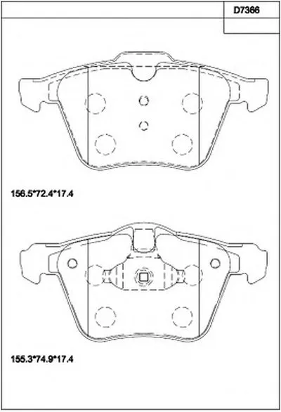 Комплект тормозных колодок, дисковый тормоз ASIMCO купить