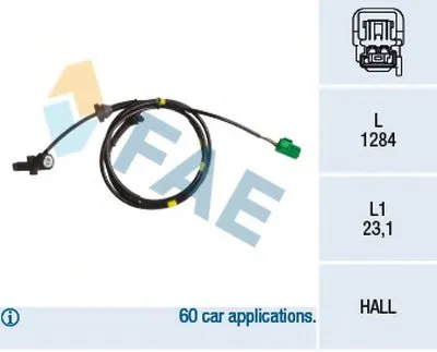Датчик, частота вращения колеса FAE купить