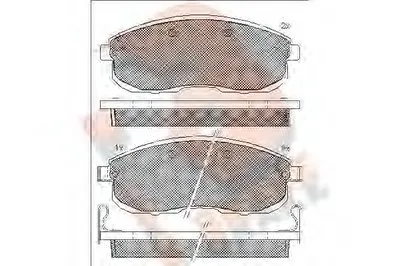 Комплект тормозных колодок, дисковый тормоз R BRAKE купить