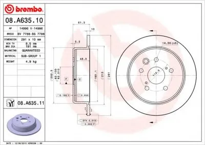Тормозной диск COATED DISC LINE BREMBO купить