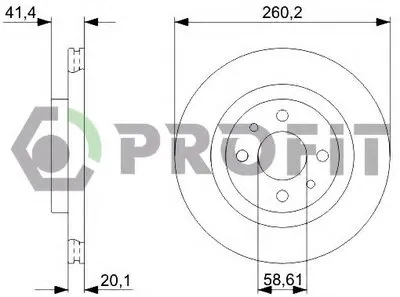 Тормозной диск PROFIT купить