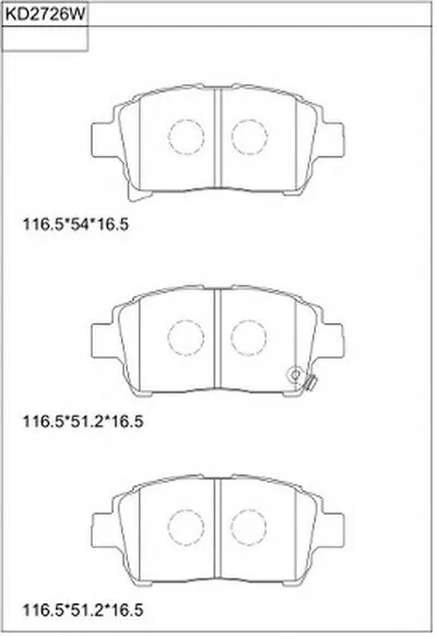 Комплект тормозных колодок, дисковый тормоз ASIMCO купить