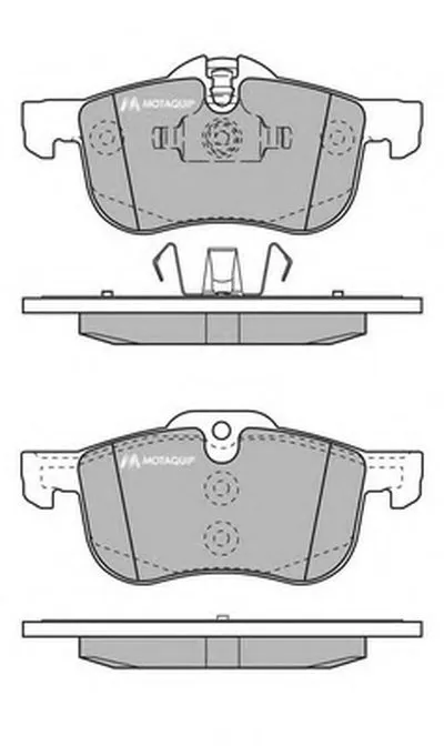 Комплект тормозных колодок, дисковый тормоз MOTAQUIP купить