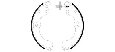 Комплект тормозных колодок HELLA купить