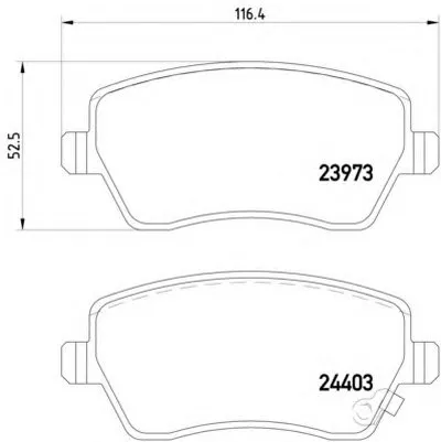 Комплект тормозных колодок, дисковый тормоз HELLA купить