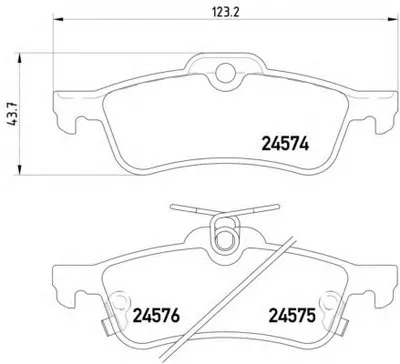 Комплект тормозных колодок, дисковый тормоз HELLA купить