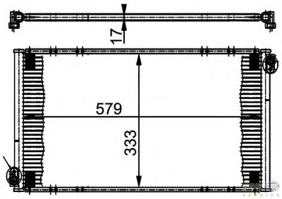 Конденсатор, кондиционер BEHR HELLA SERVICE HELLA купить