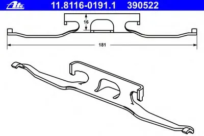 Пружина, тормозной суппорт ATE купить