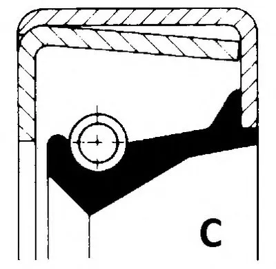 Уплотняющее кольцо, ступица колеса; Уплотнительное кольцо