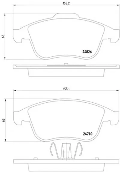 Комплект тормозных колодок, дисковый тормоз HELLA PAGID купить
