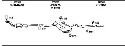 Система выпуска ОГ WALKER купить