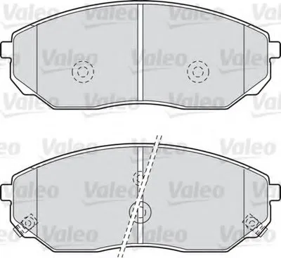 Комплект тормозных колодок, дисковый тормоз VALEO купить