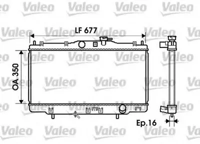 Радиатор, охлаждение двигателя VALEO купить