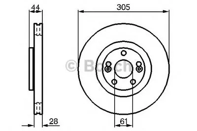 Тормозной диск BOSCH купить