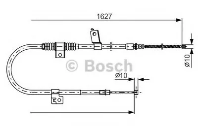 Трос, стояночная тормозная система BOSCH купить