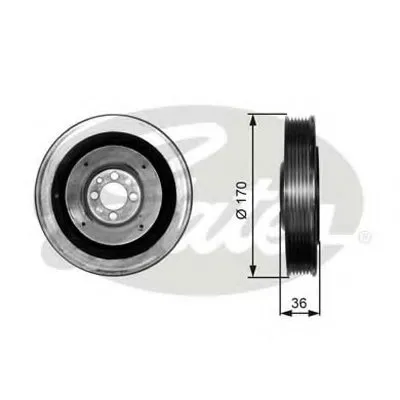 Ременный шкив, коленчатый вал DriveAlign® GATES купить