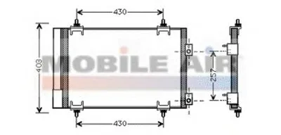 Конденсатор, кондиционер VAN WEZEL купить