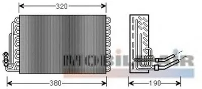 Испаритель, кондиционер VAN WEZEL купить