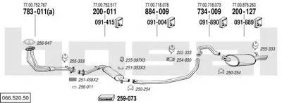 Система выпуска ОГ BOSAL купить
