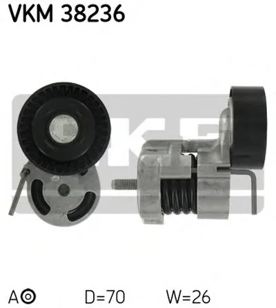 Натяжной ролик, поликлиновой  ремень SKF купить