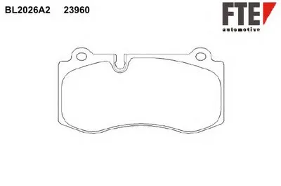 Комплект тормозных колодок, дисковый тормоз FTE купить