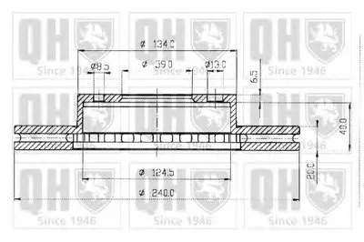 Тормозной диск QUINTON HAZELL купить