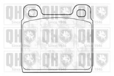 Комплект тормозных колодок, дисковый тормоз QUINTON HAZELL купить