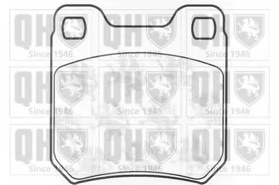 Комплект тормозных колодок, дисковый тормоз QUINTON HAZELL купить