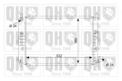 Радиатор, охлаждение двигателя QUINTON HAZELL купить