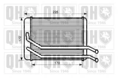 Теплообменник, отопление салона QUINTON HAZELL купить