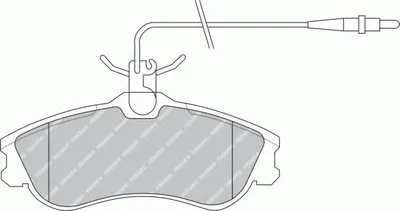 Комплект тормозных колодок, дисковый тормоз PREMIER FERODO купить
