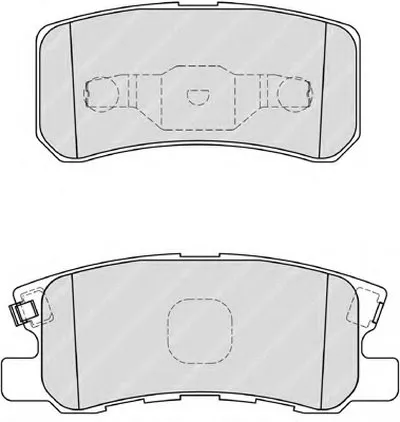 Комплект тормозных колодок, дисковый тормоз PREMIER FERODO купить