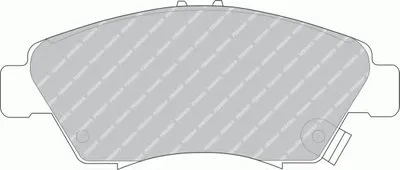 Комплект тормозных колодок, дисковый тормоз PREMIER FERODO купить