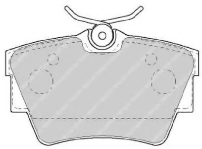 Комплект тормозных колодок, дисковый тормоз PREMIER FERODO купить