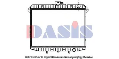Радиатор, охлаждение двигателя AKS DASIS купить