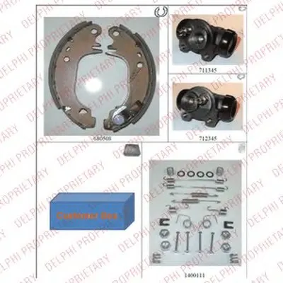 Комплект тормозных колодок DELPHI купить