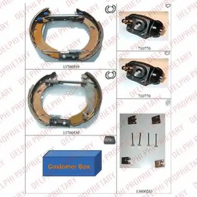 Комплект тормозных колодок DELPHI купить