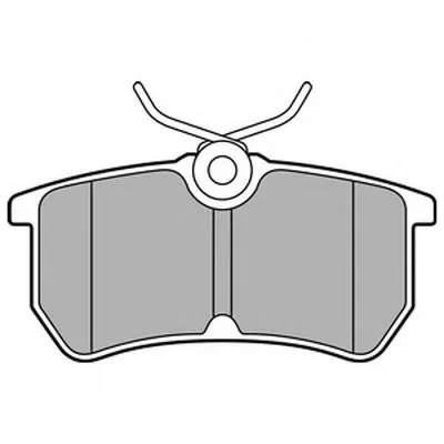 Комплект тормозных колодок, дисковый тормоз DELPHI купить