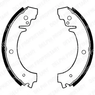 Комплект тормозных колодок DELPHI купить