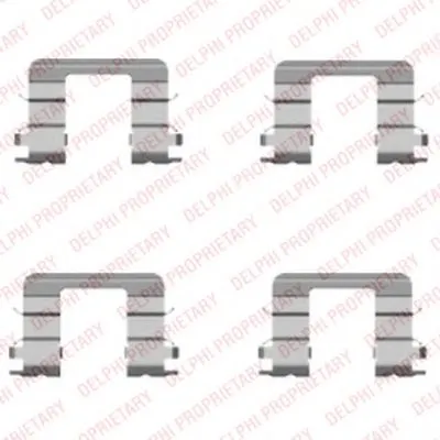 Комплектующие, колодки дискового тормоза DELPHI купить